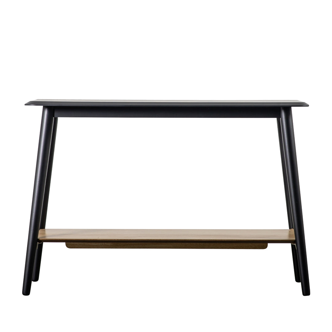 Nelson Lighting NL1409476 Black Oak Veneer Console Table