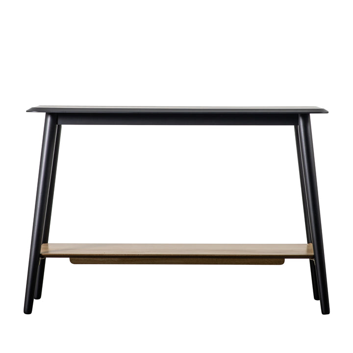 Endon 109476 Black Oak Veneer Console Table