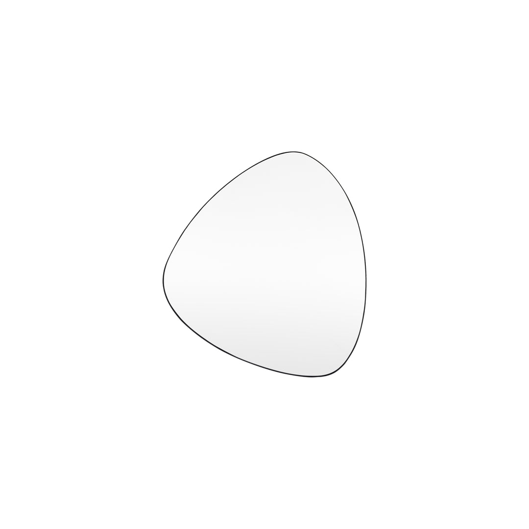 Nelson Lighting 109541 Matt Black Medium Reuleaux Mirror