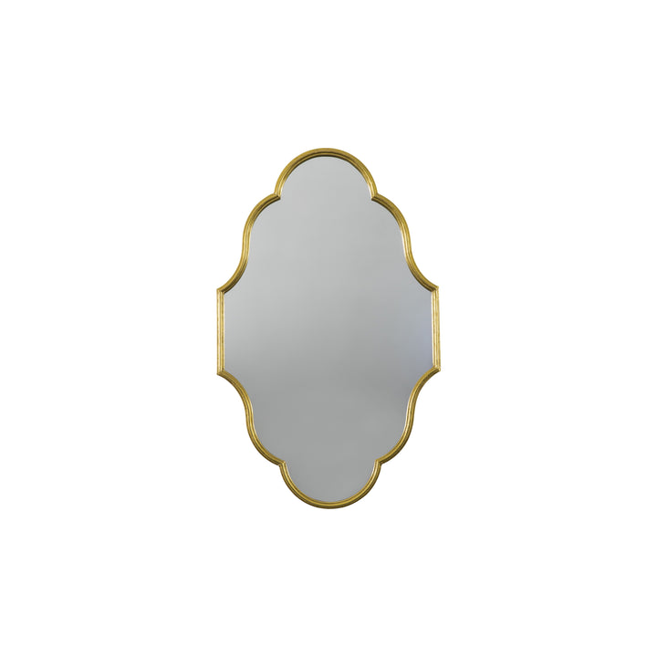 Nelson Lighting NL1409557 Aged Gold Frame Ellipse Mirror