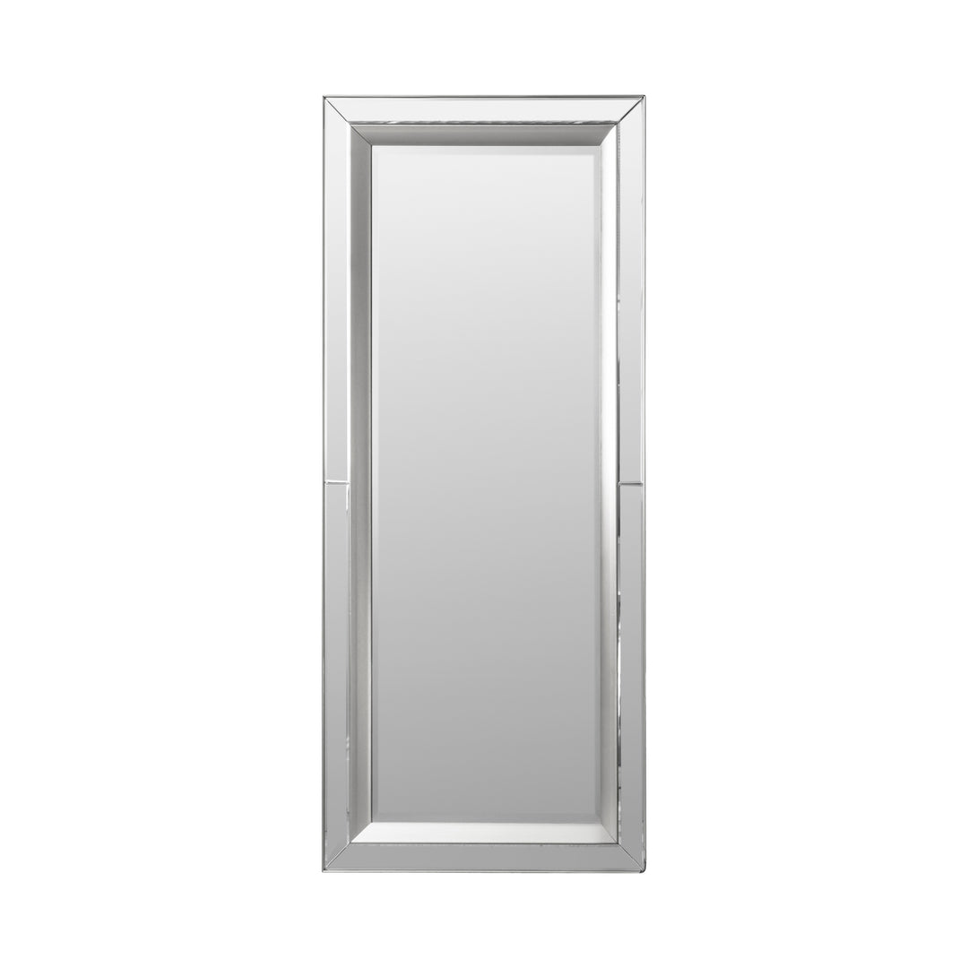 Nelson Lighting NL1409701 Inset Mirror And Brushed Silver Leaner Mirror