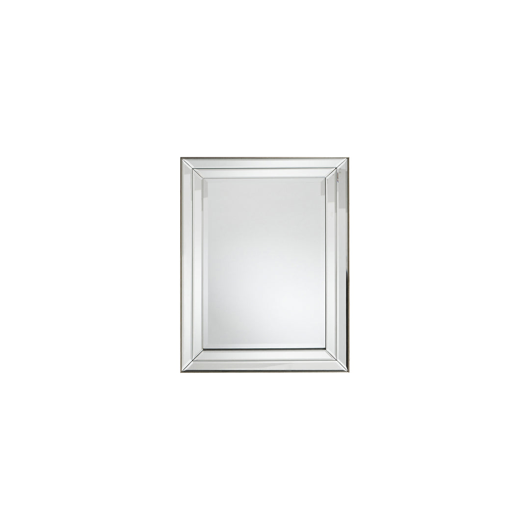 Nelson Lighting NL1409743 Double Bevelled Strip Medium Rectangle Mirror