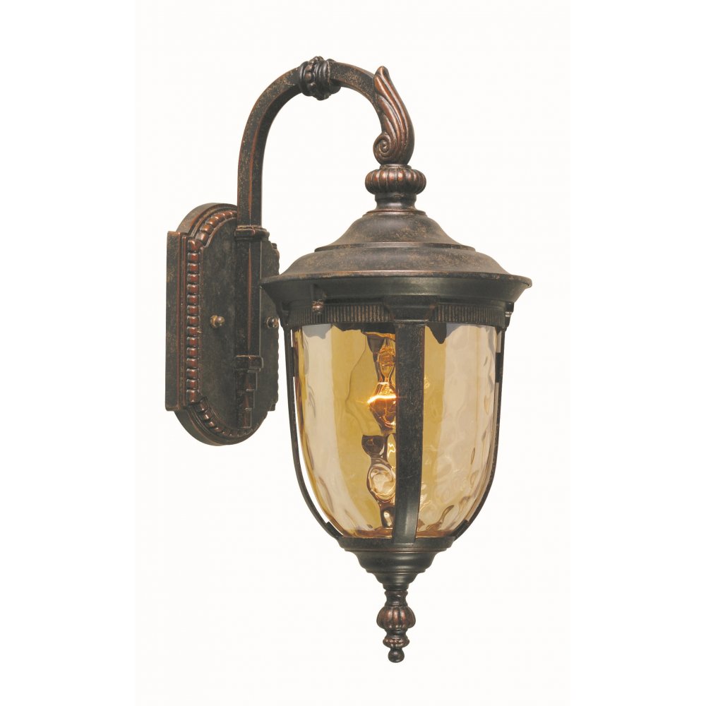 Elstead CL2-S Cleveland Outdoor 1 Light Small Wall Lantern Weathered Bronze