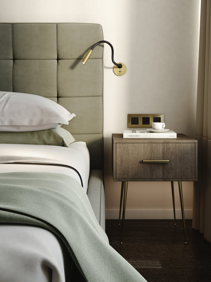 Astro 1435011 Lucca Recessed LED Reading Light Matt Gold