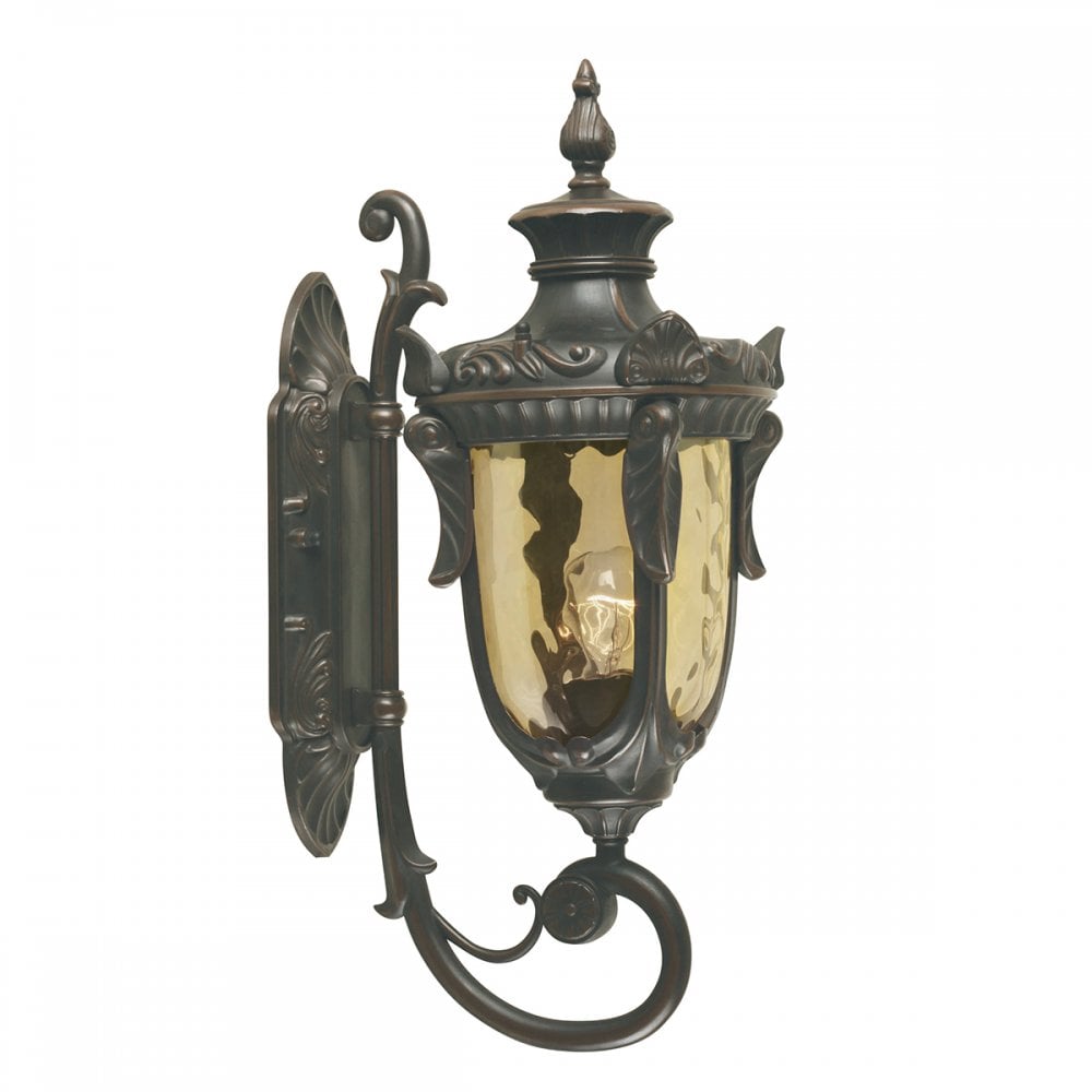 Elstead PH1/M OB Philadelphia One Light Medium Wall Lantern Old Bronze