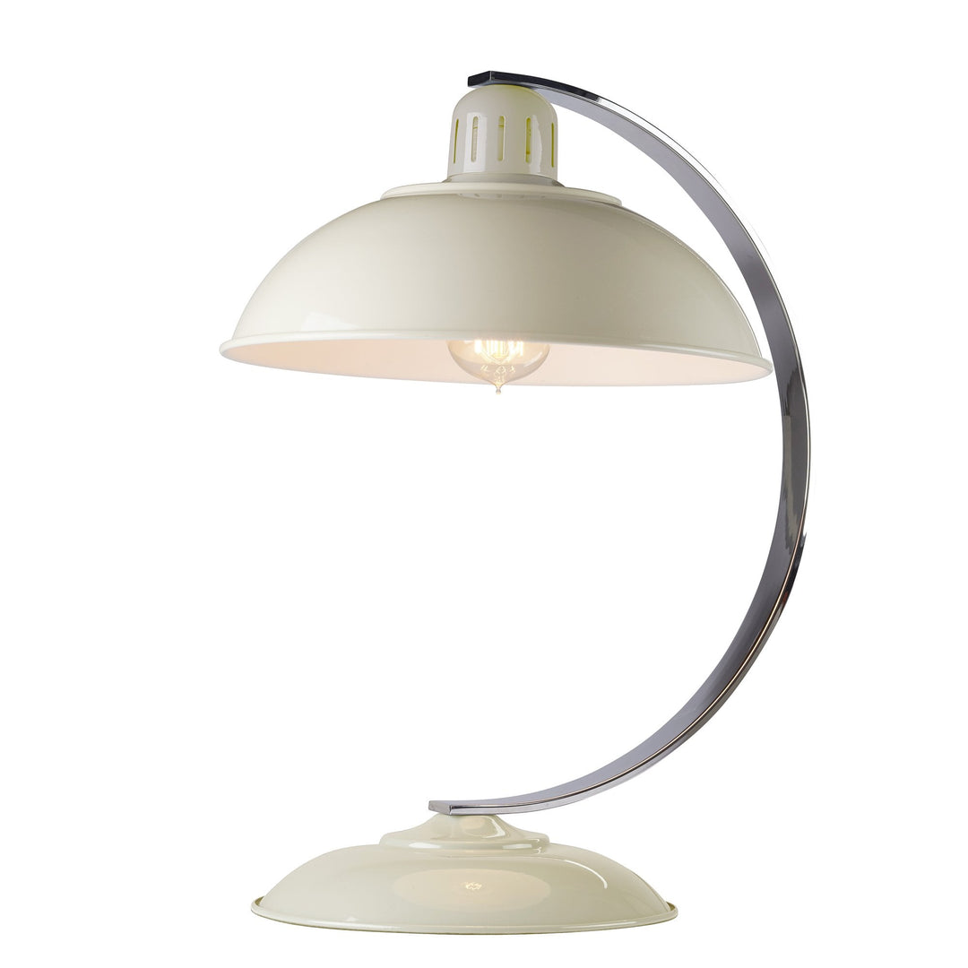 Elstead FRANKLIN CREAM Franklin 1 Light Desk Lamp Oyster White