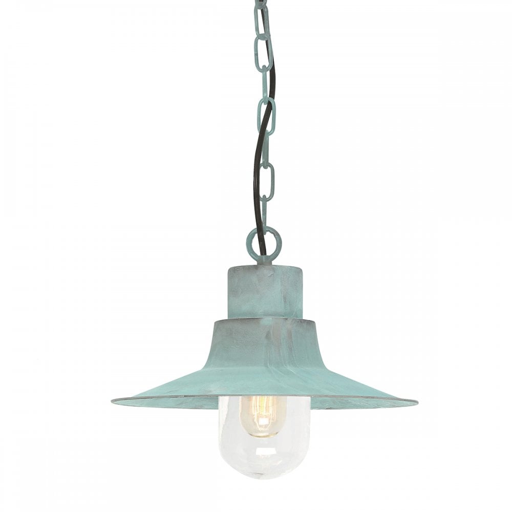 Elstead SHELDON CH V Sheldon Outdoor 1 Light Chain Lantern Verdigris