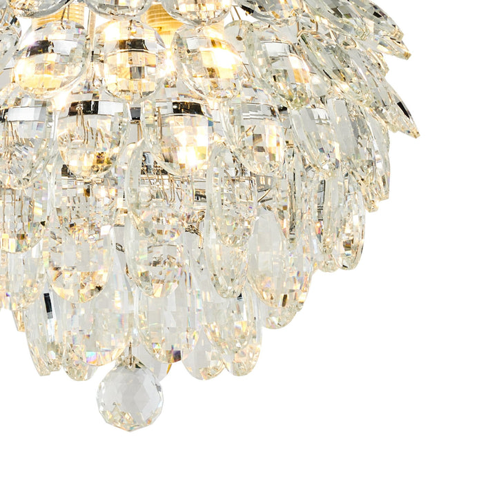 Diyas IL32892 Coniston IP Bathroom Ceiling 3 Light G9 Polished Chrome/Crystal