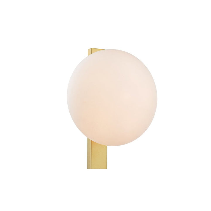 Dar TAU4235 Tauri Table Lamp Matt Gold and Opal Glass