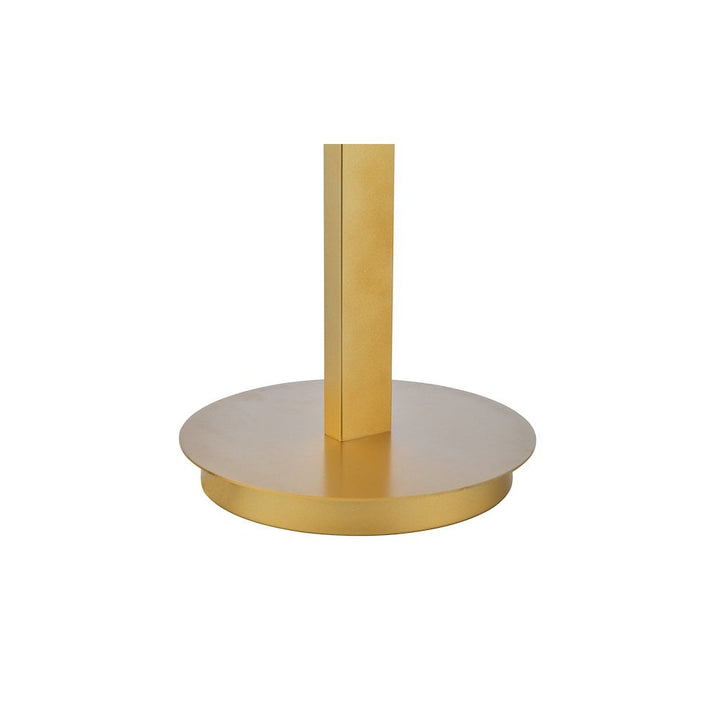 Dar TAU4235 Tauri Table Lamp Matt Gold and Opal Glass