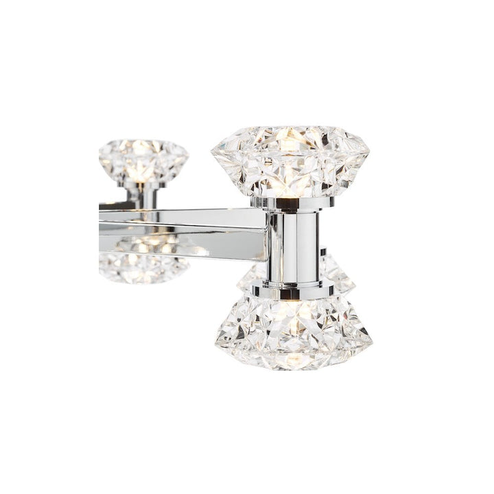 Dar TIA1650 Tiana 16 Light Armed Pendant Polished Chrome