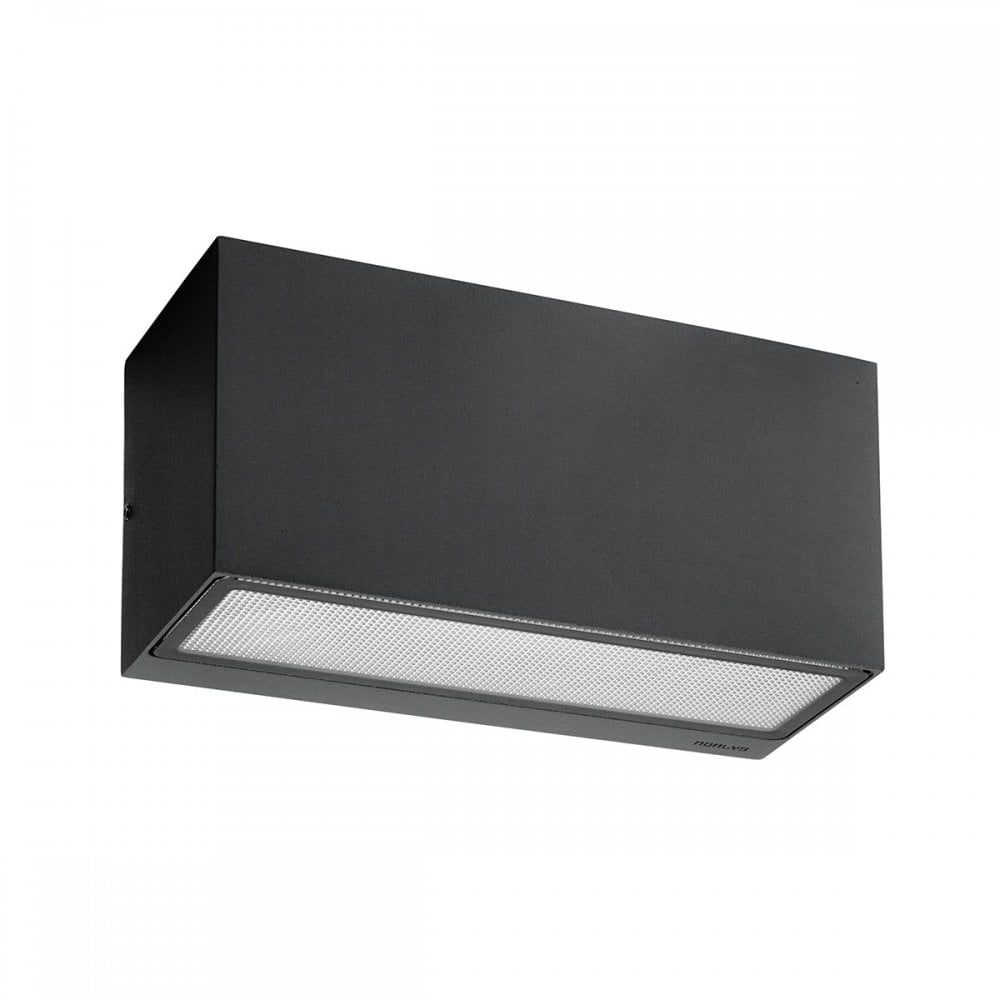 Norlys ASKER-UD-E27-GRA Asker 1 Light Outdoor Wall Light Graphite