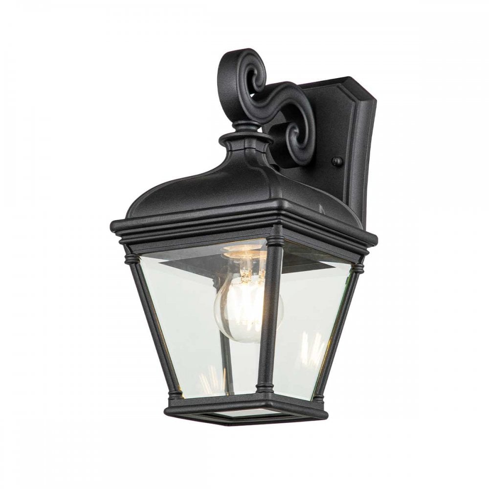 Elstead BAYVIEW-2M-BK Bayview 1 Light Outdoor Wall Lantern Black