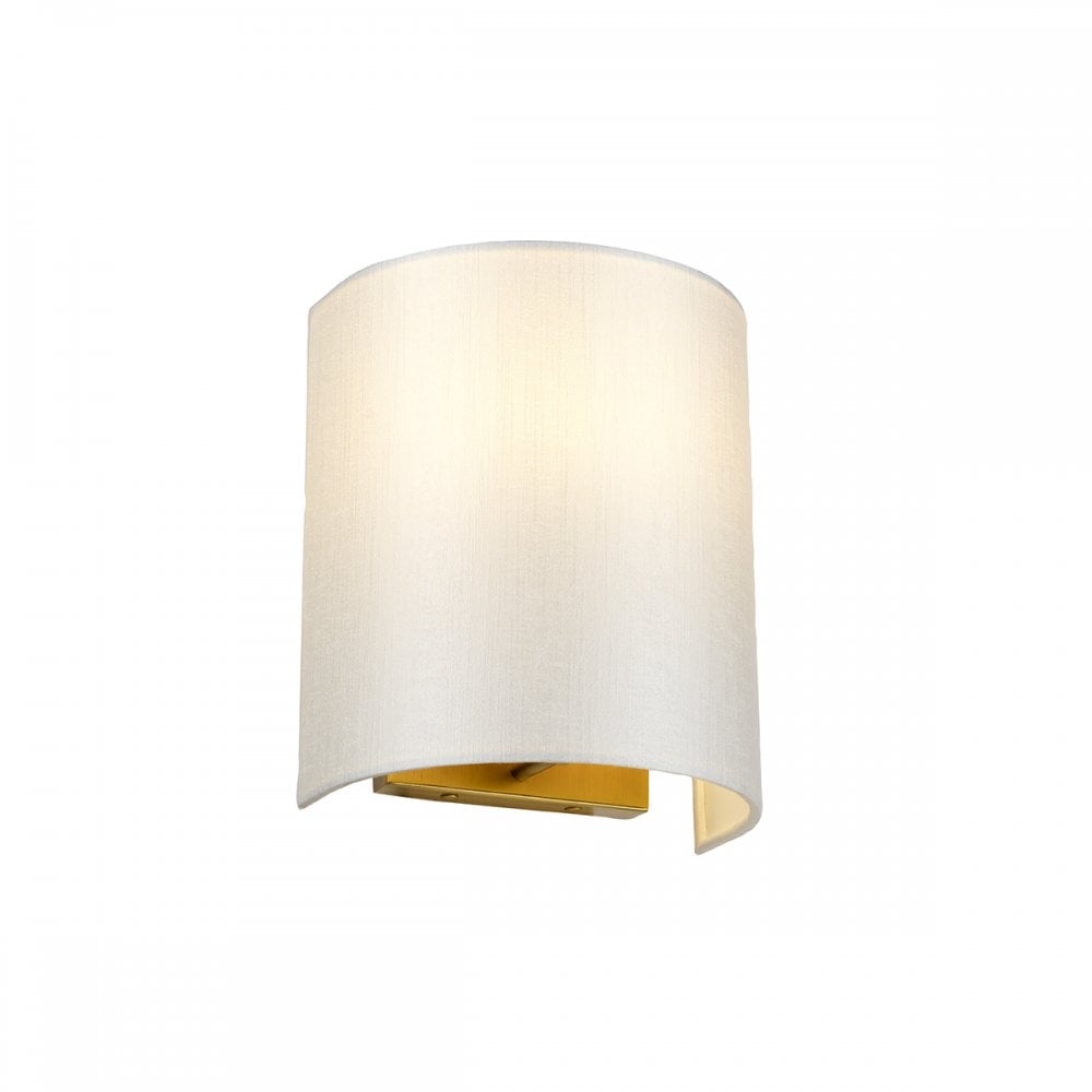 Designer's Lightbox DL-COOPER-S-IV-AB Cooper 1 Light Wall Light Aged Brass