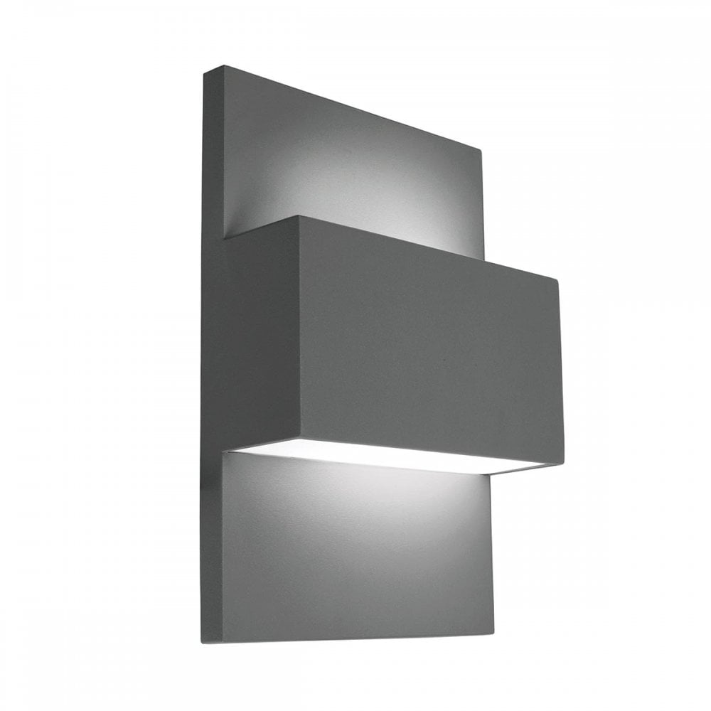 Norlys GENEVE-E27-GRA Geneve 1 Light Outdoor Wall Lantern Graphite