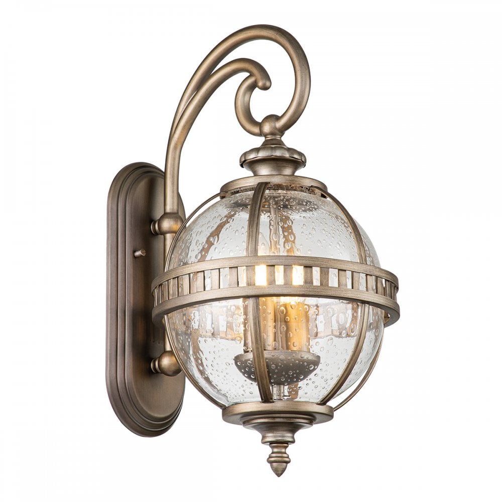 Kichler KL-HALLERON-2S-BU Halleron 2 Light Outdoor Wall Lantern Burnished Bronze