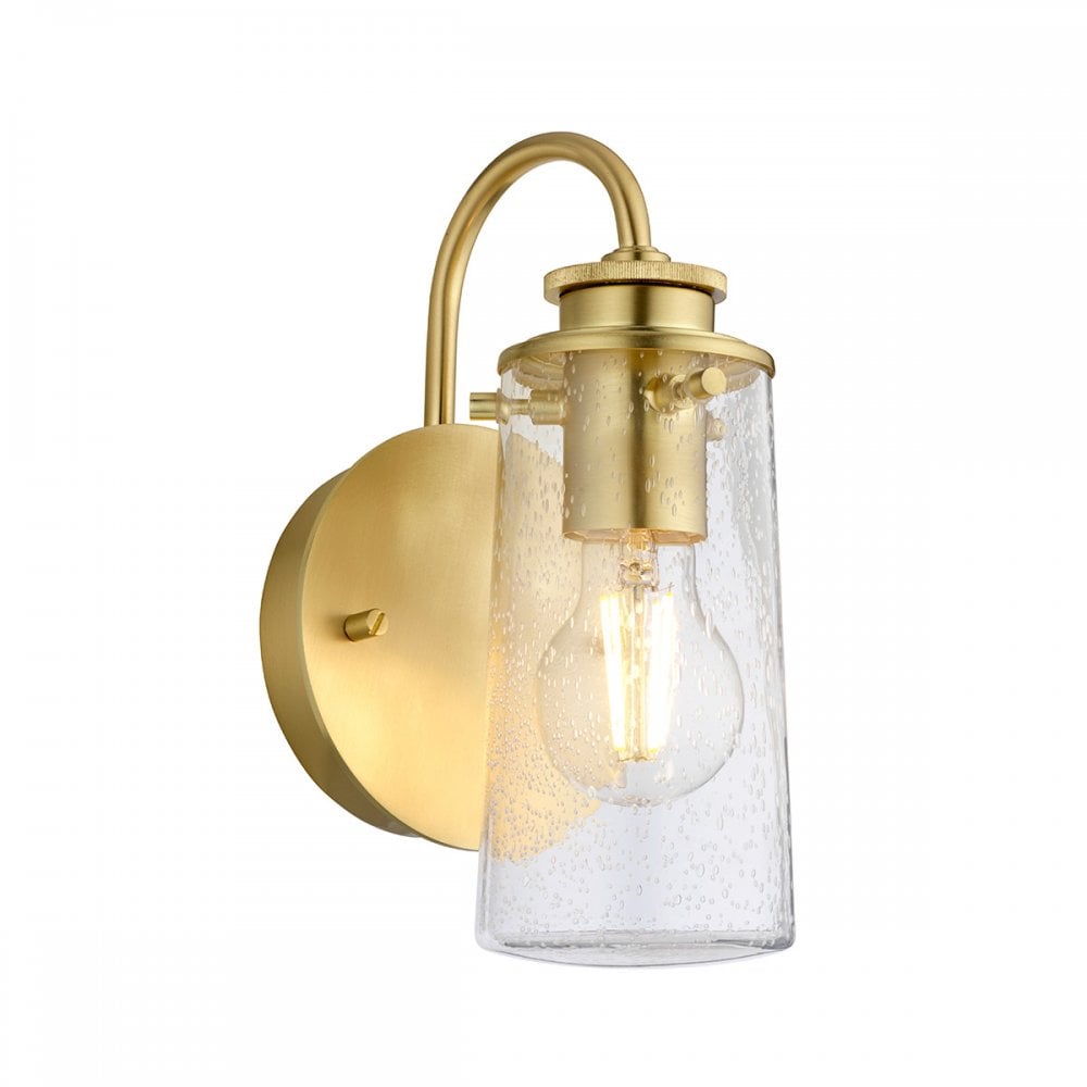 Kichler QN-BRAELYN1-BB Braelyn 1 Light Bathroom Wall Light Brushed Brass