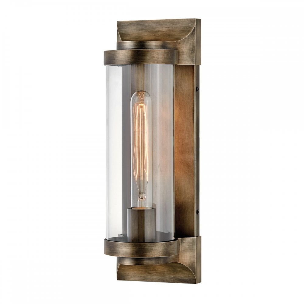 Quintiesse QN-PEARSON-M-BU Pearson 1 Light Outdoor Medium Wall Lantern Burnished Bronze