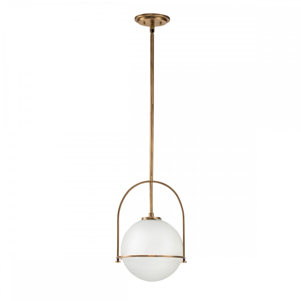 Hinkley Lighting QN-SOMERSET-P-O-HB Somerset 1 Light Pendant Heritage Brass