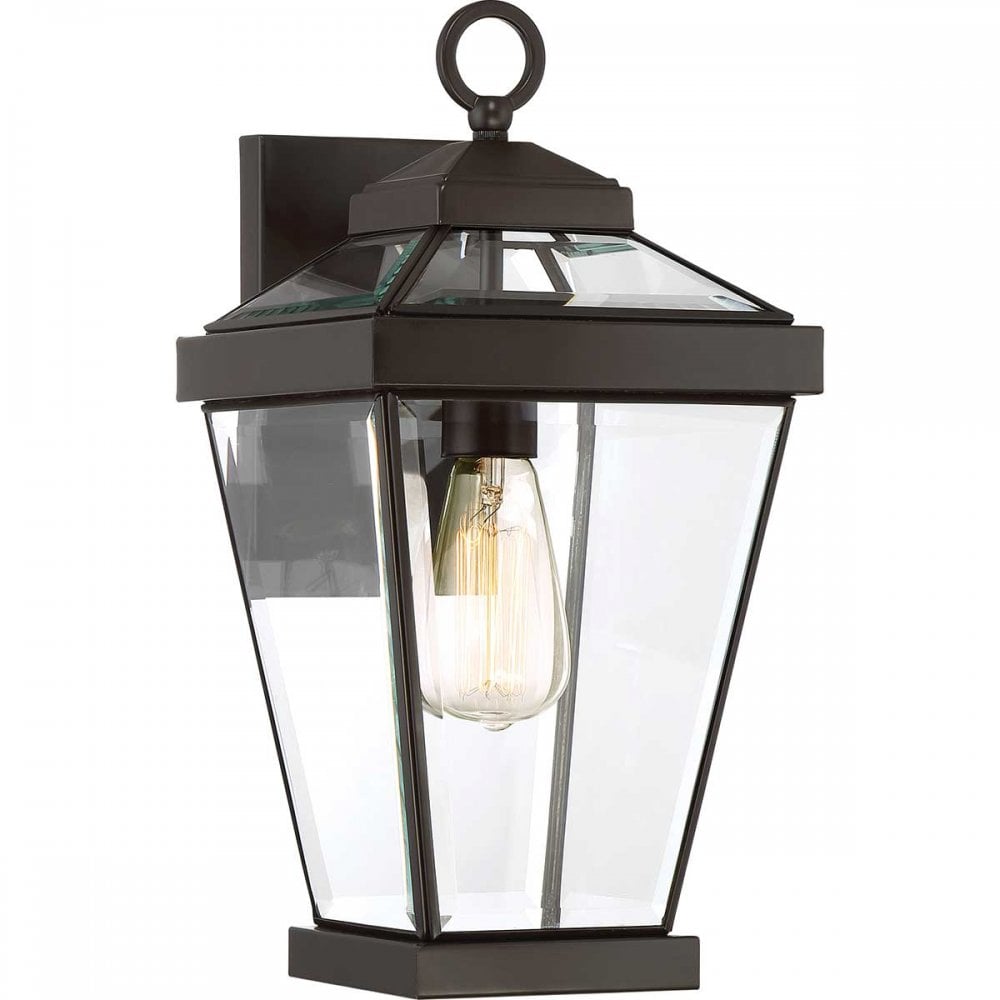 Quoizel QZ-RAVINE2-M Ravine 1 Light Outdoor Medium Wall Lantern Western Bronze