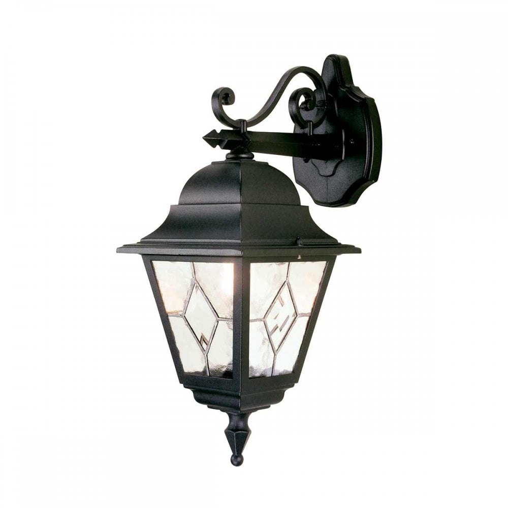 Elstead NR2 BLK Norfolk Wall Lantern Black