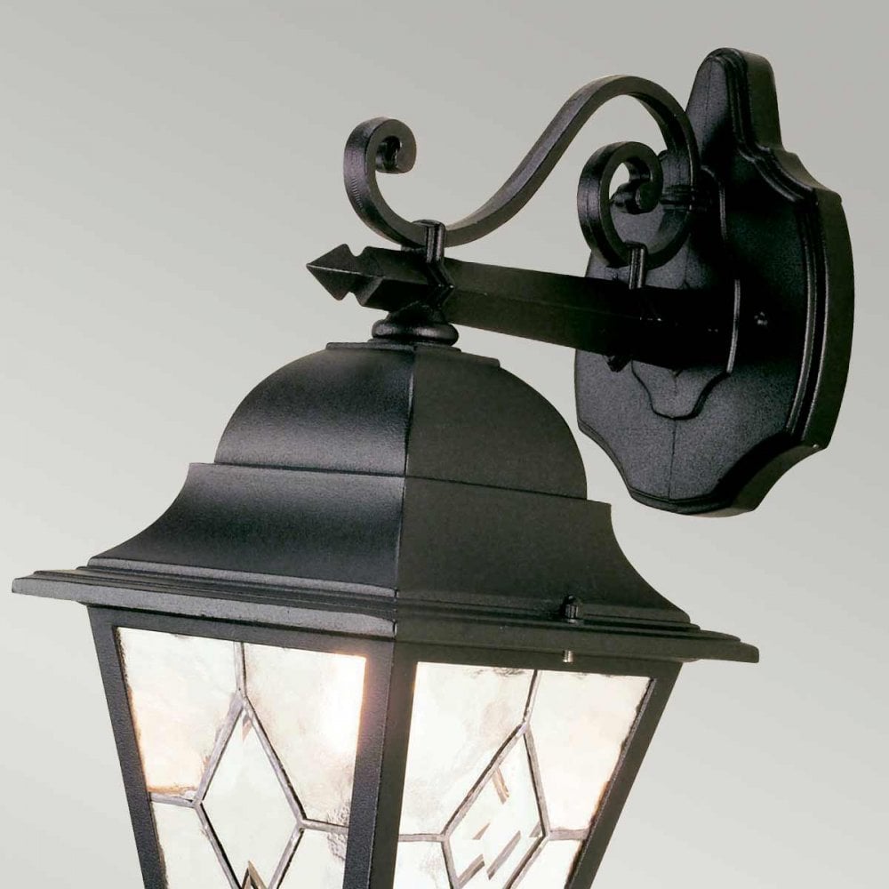 Elstead NR2 BLK Norfolk Wall Lantern Black