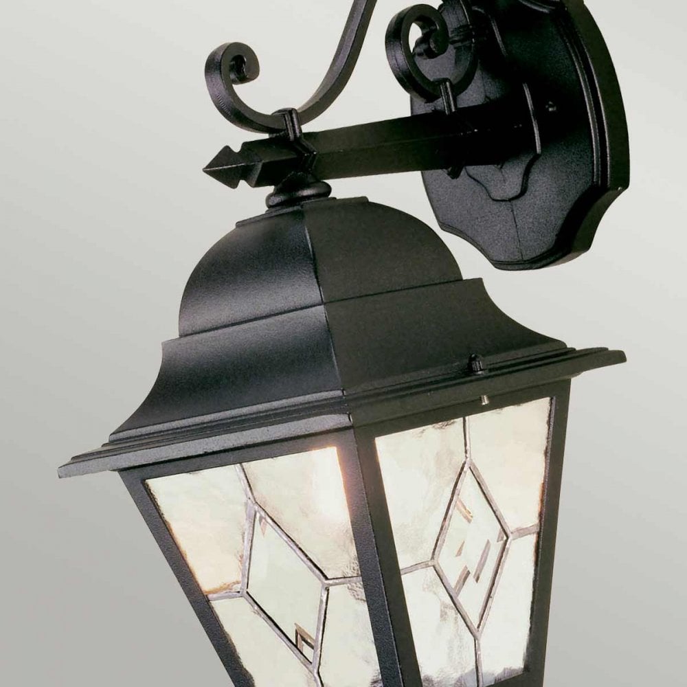 Elstead NR2 BLK Norfolk Wall Lantern Black