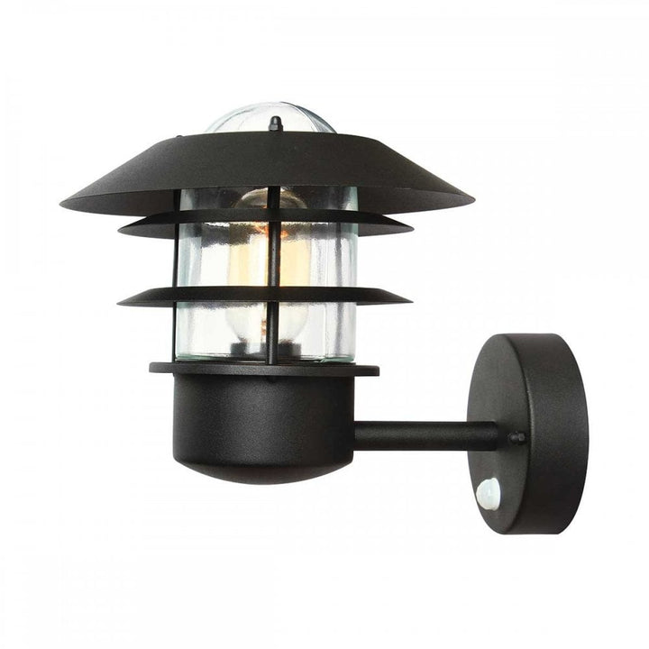 Elstead HELSINGOR PIR BK Helsingor PIR Wall Lantern Black