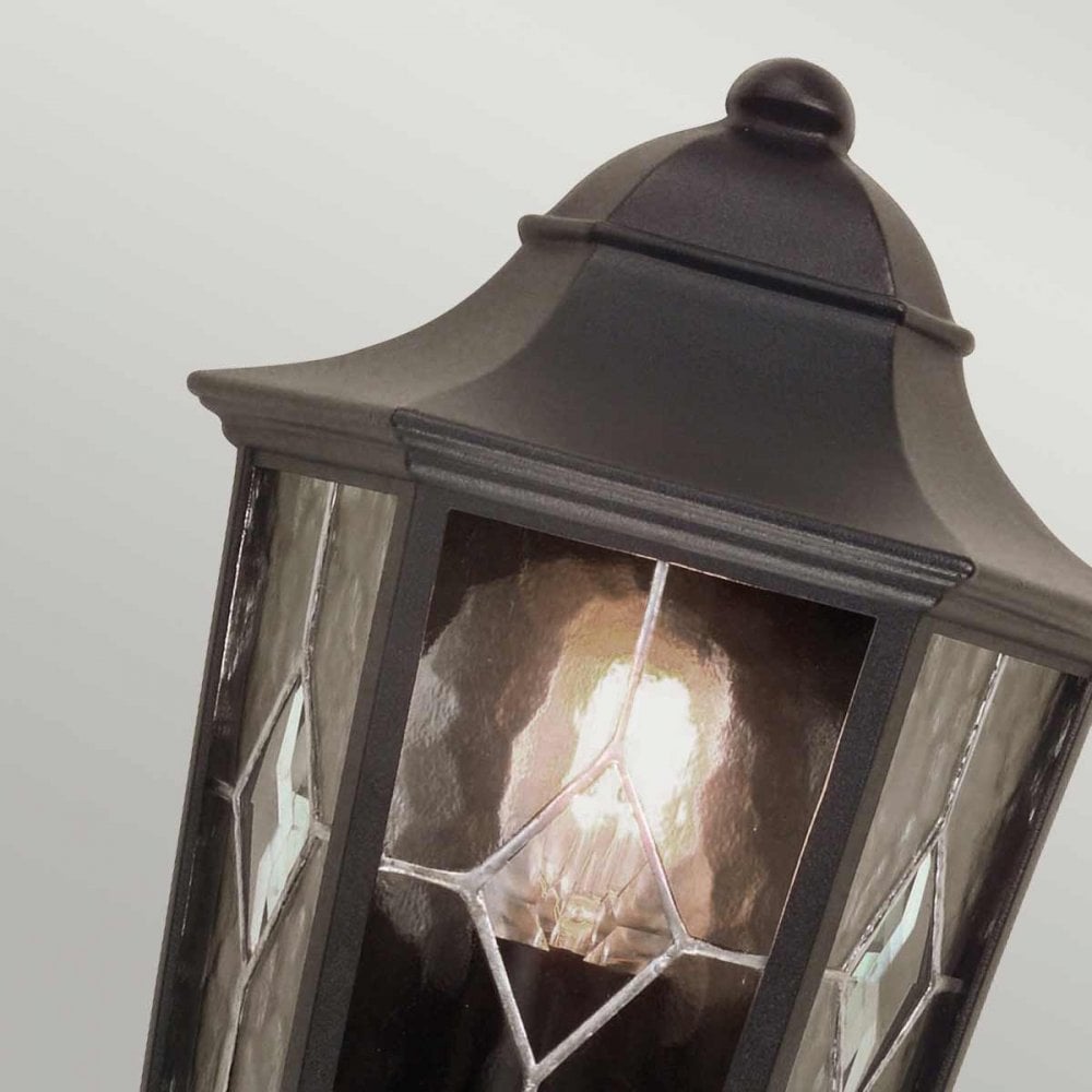 Elstead NR7/2 BLK Norfolk Half Lantern Black