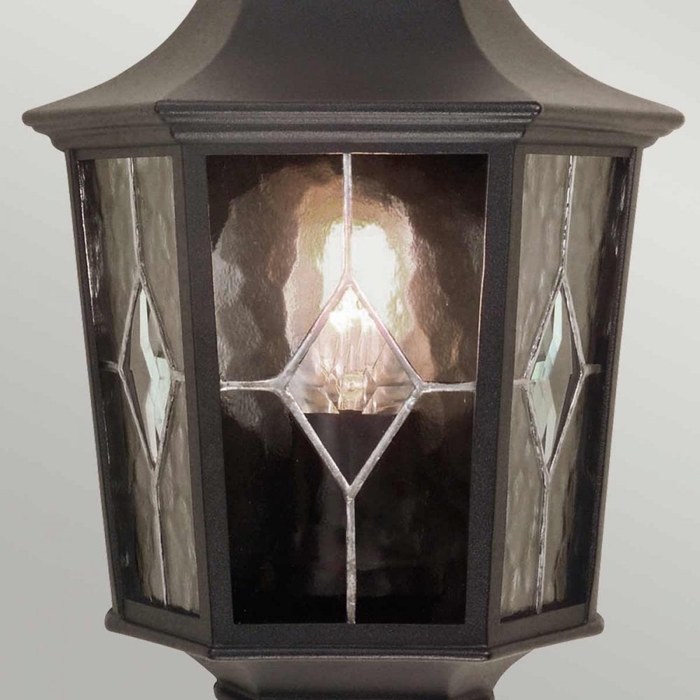 Elstead NR7/2 BLK Norfolk Half Lantern Black