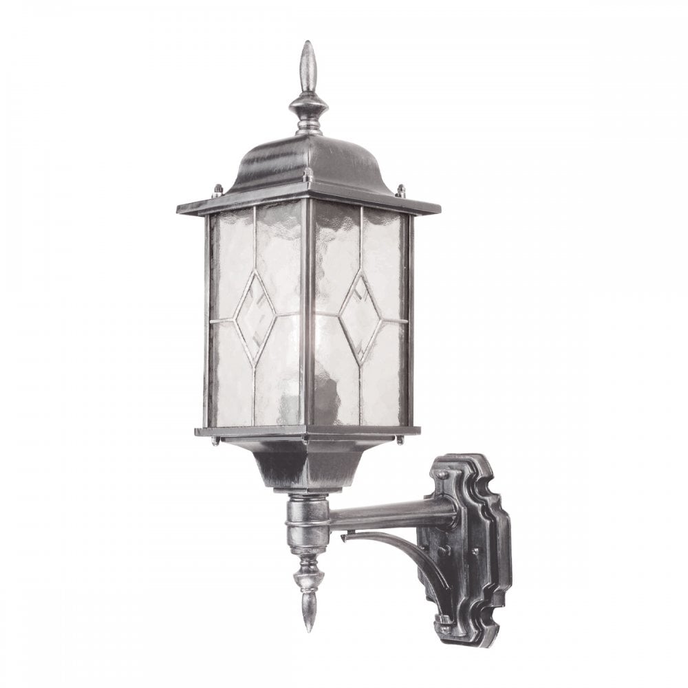 Elstead WX1 Wexford Wall Lantern Black Silver