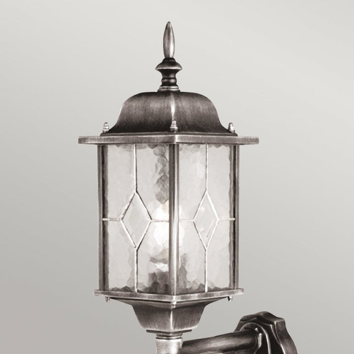 Elstead WX1 PIR Wexford Wall Lantern Black Silver