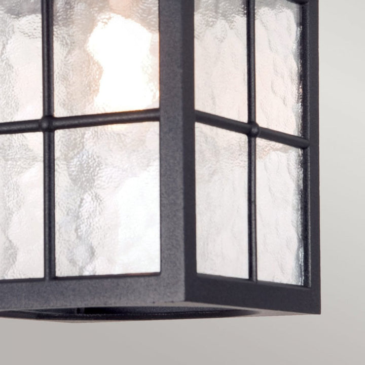 Elstead BL18A BLACK Winchester Rigid Tube Lantern Black
