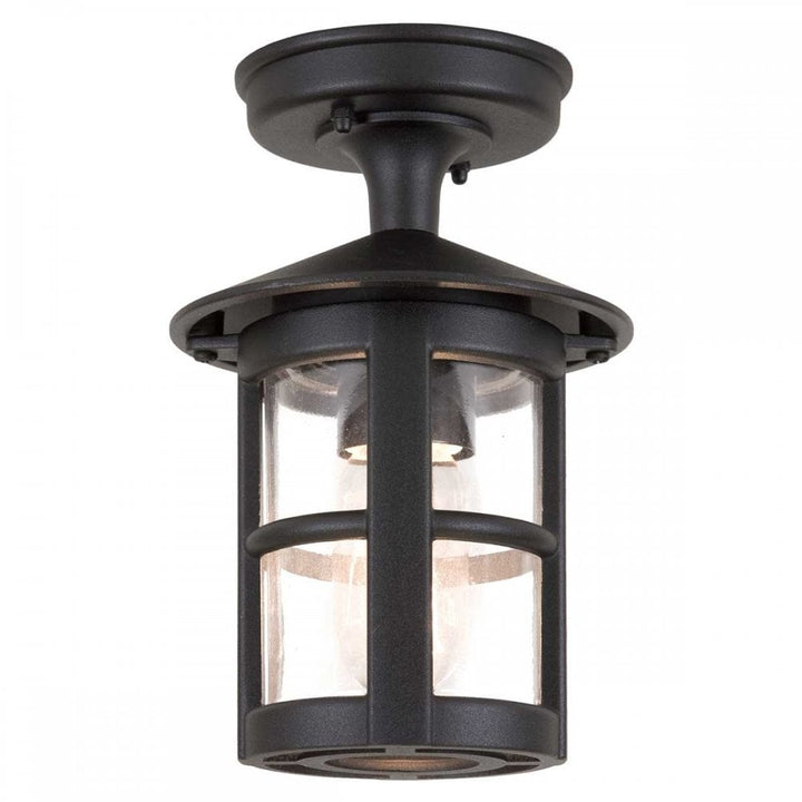 Elstead BL21A BLACK Hereford Ridgid Tube Lantern Black