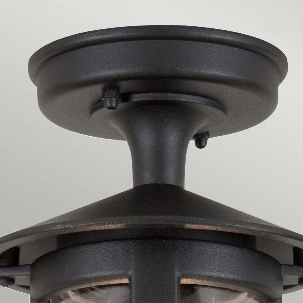 Elstead BL21A BLACK Hereford Ridgid Tube Lantern Black