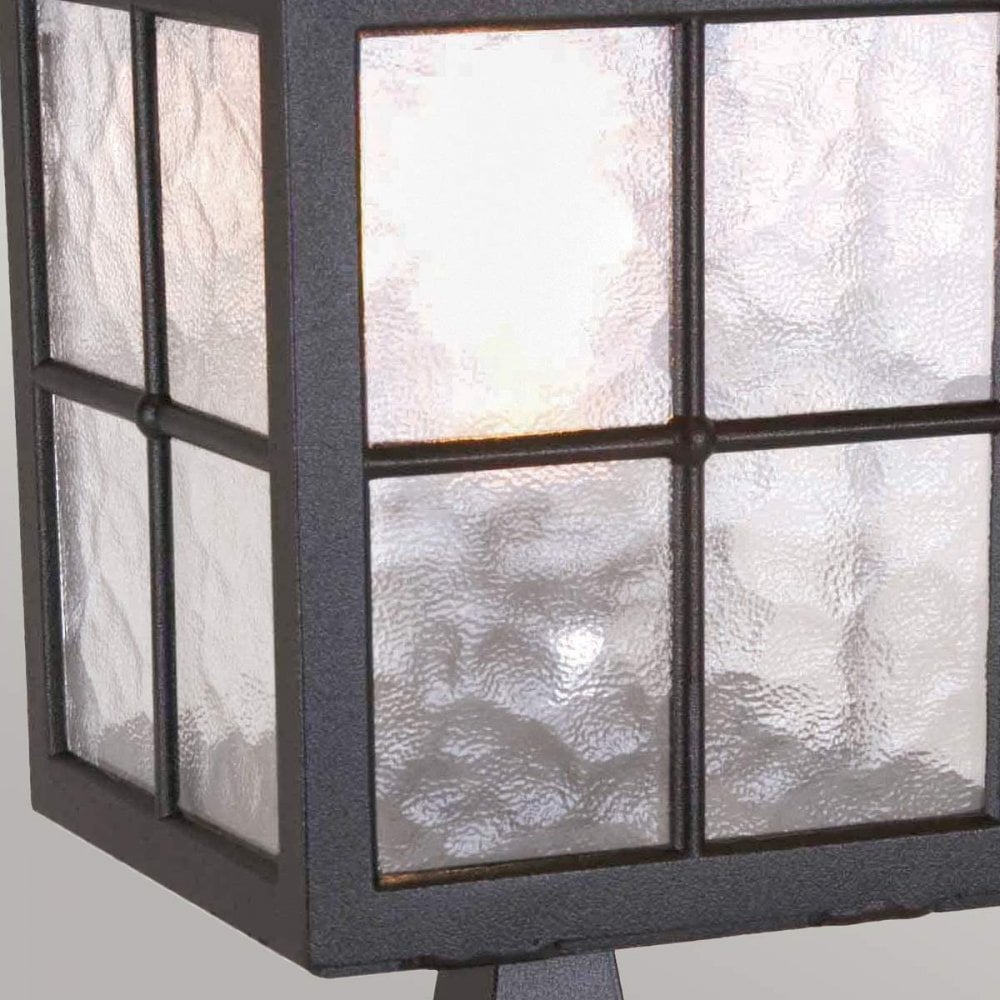 Elstead BL25 BLACK Winchester Pedestal Lantern Black