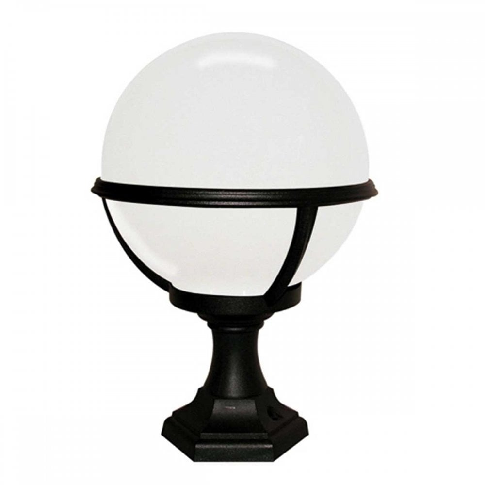 Elstead GLENBEIGH PED/PO Glenbeigh Pedestal/porch Lantern Black
