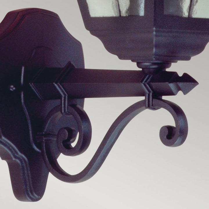 Elstead NR1 BLK Norfolk Wall Lantern Black