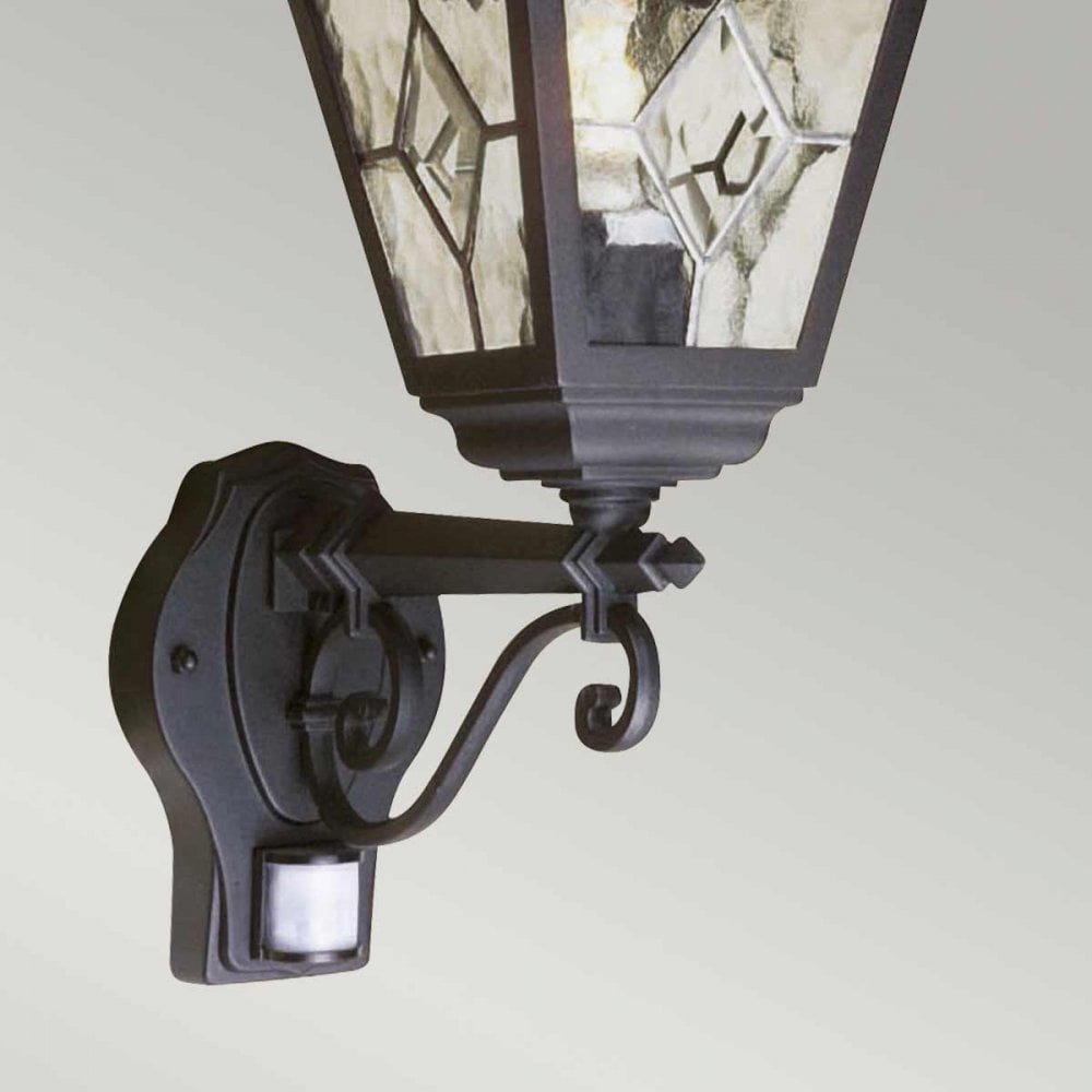 Elstead NR1 PIR BLACK Norfolk PIR Lantern Black