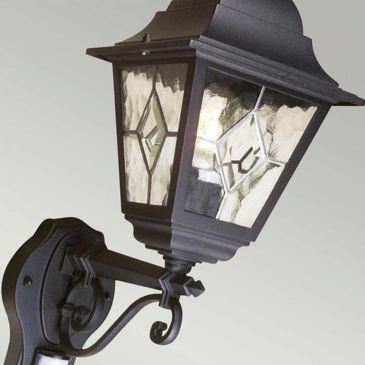Elstead NR1 PIR BLACK Norfolk PIR Lantern Black