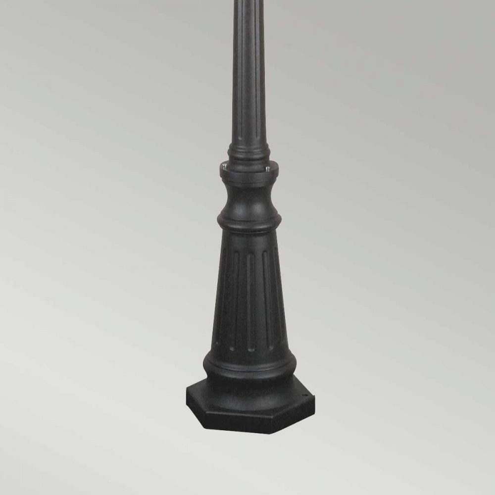 Elstead NR8 BLK Norfolk Triple Lamp-post Black