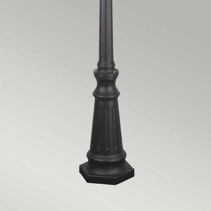Elstead NR8 BLK Norfolk Triple Lamp-post Black