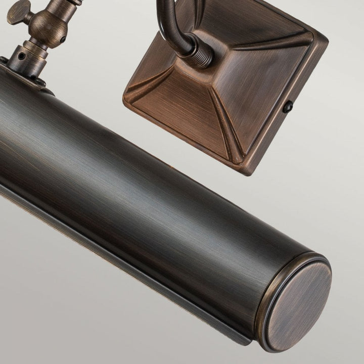 Elstead PL1/20 DB Picture Light Two Light Large Picture Light Dark Bronze