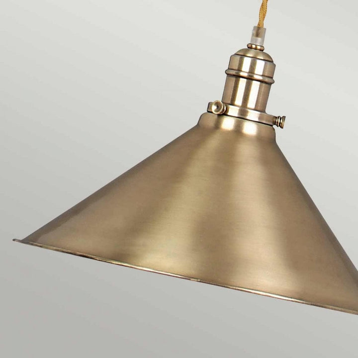 Elstead PV/P AGB Provence One Light Rise And Fall Aged Brass