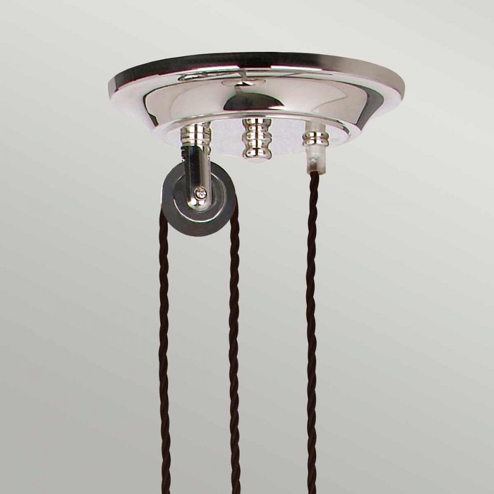Elstead PV/P PN Provence One Light Rise And Fall Polished Nickel
