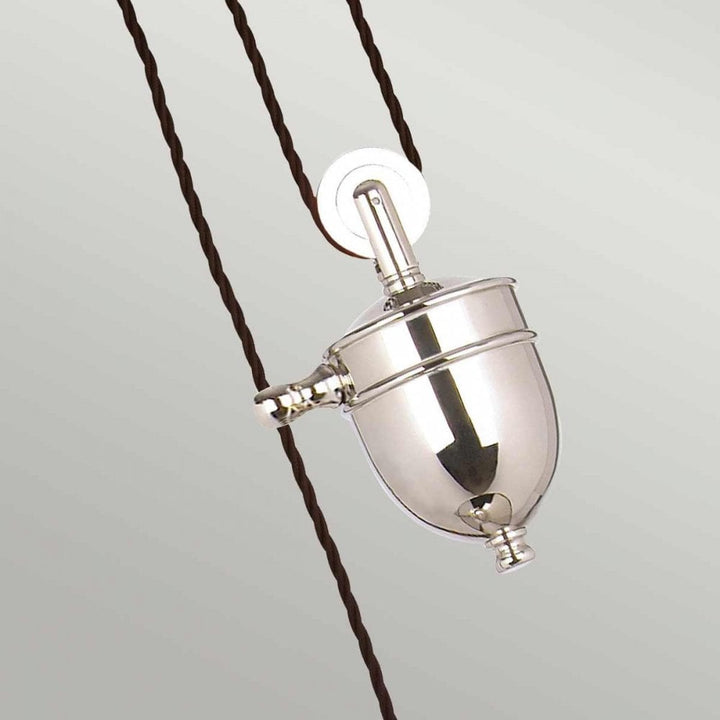 Elstead PV/P PN Provence One Light Rise And Fall Polished Nickel