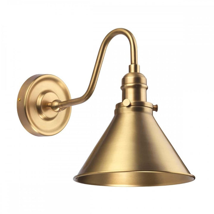Elstead PV1 AB Provence One Light Wall Light Aged Brass