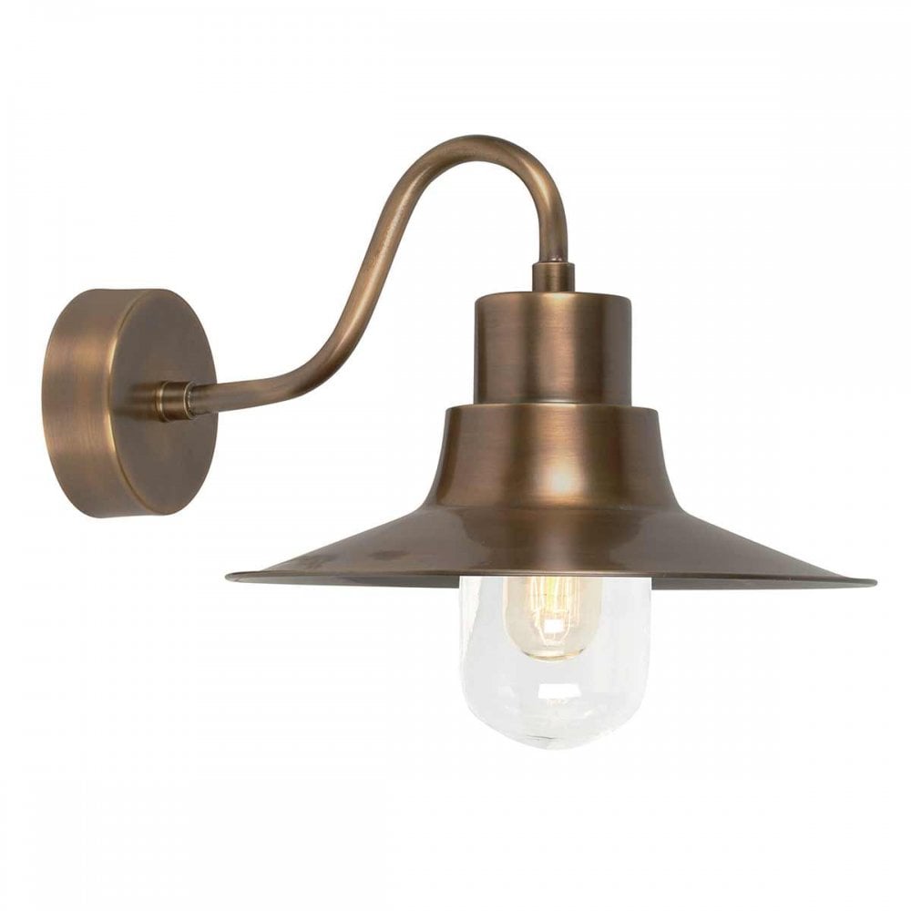 Elstead SHELDON BR Sheldon Wall Lamp Aged Brass