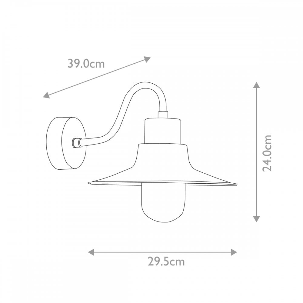 Elstead SHELDON V Sheldon Wall Lamp Verdigris