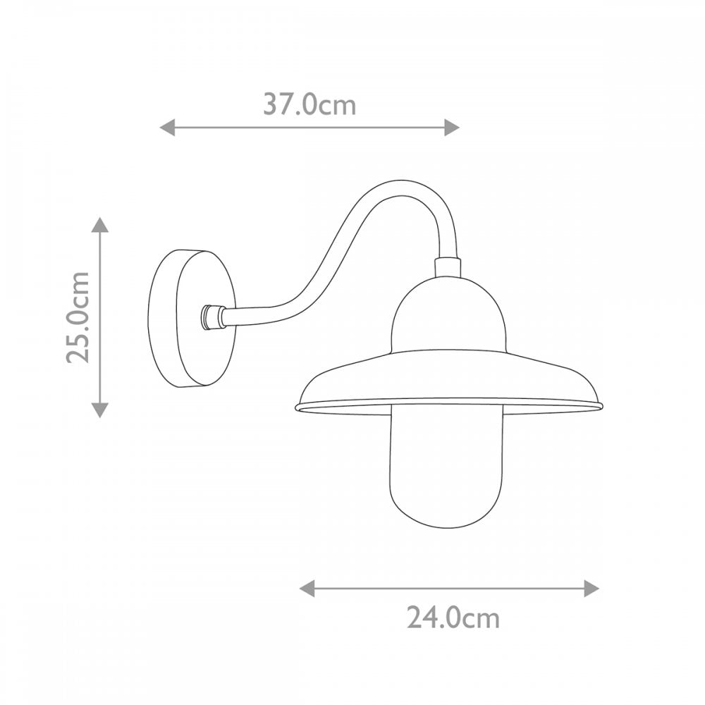 Elstead SOMERTON BR Somerton Wall Lamp Aged Brass